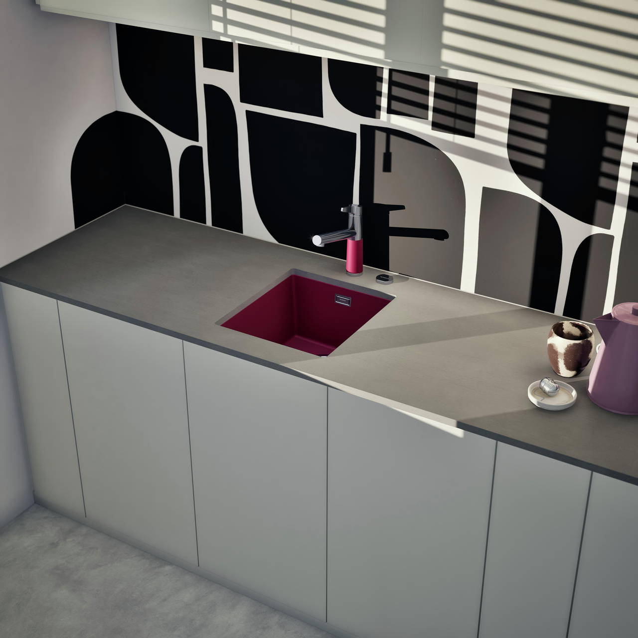 Dřez FORMHAUS D-100LS NERO